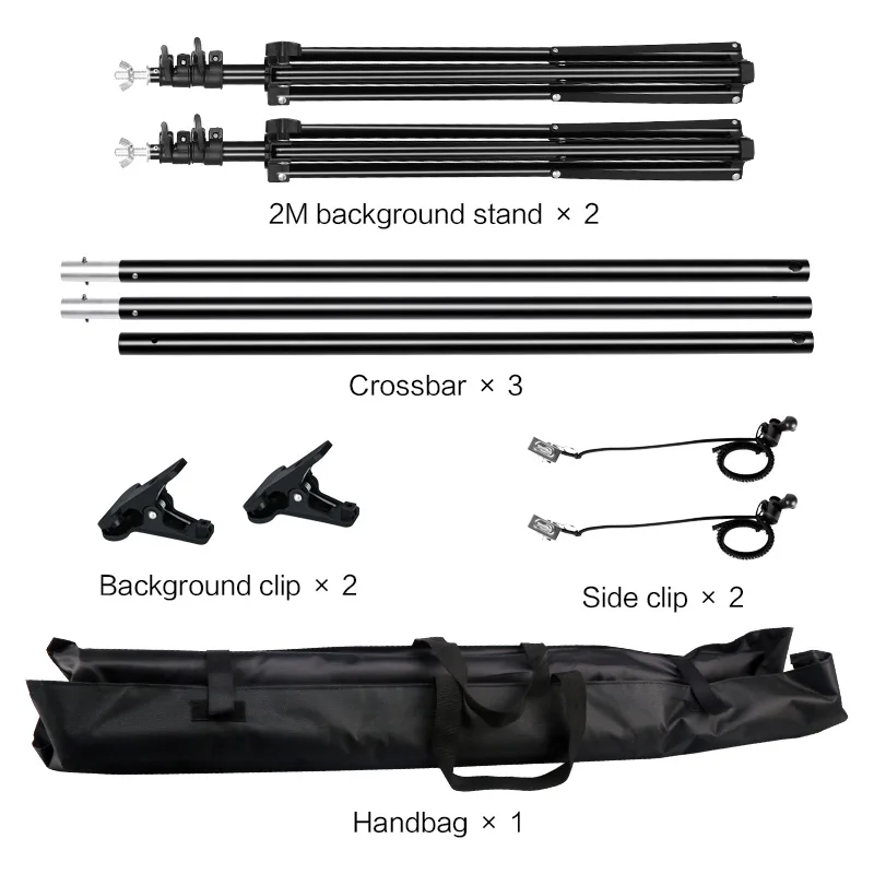 2x2 м/6,5x6,5 футов Фото Видео Студия фон фоновая стойка, регулируемая телескопическая система поддержки фона с сумкой для переноски