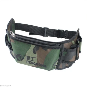 

Hardware Waist Tool Bag Waterproof Oxford Cloth Multi Organize Pockets Storage Pouch Electrician Worker Supply