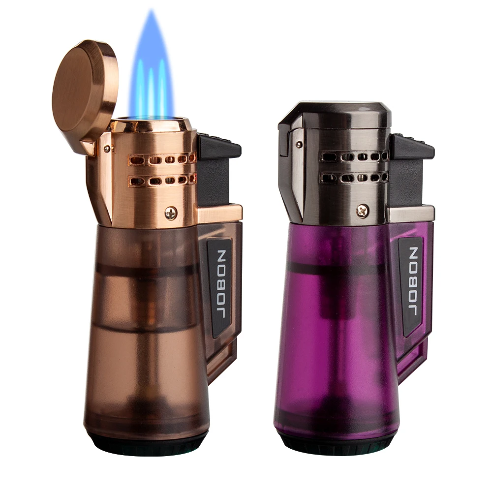 

Refillable Butane Jet Torch Cigarette Cigar Windproof Gas Lighter Turbo Torch Lighter Fire Flame NO GAS