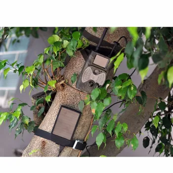 

Wild Camera Solar Powered Included 2.0" 12MP IR Night Vision Hunting Trail Security Camera for Outdoor Wild Surveillance HC300m