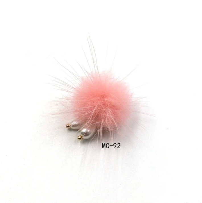 Милый 5 шт. Пушистый Плюшевый шар 3D дизайн ногтей украшения съемные магнитные украшения 16 цветов Маникюр модные аксессуары - Цвет: MC-92