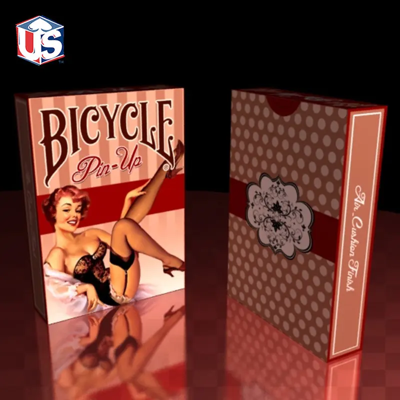 Goede Pin Up Dek Fiets Speelkaarten Poker Size USPCC Limited Edition Verzegelde Pin Up Sexy Meisje Goocheltrucs Magic Props