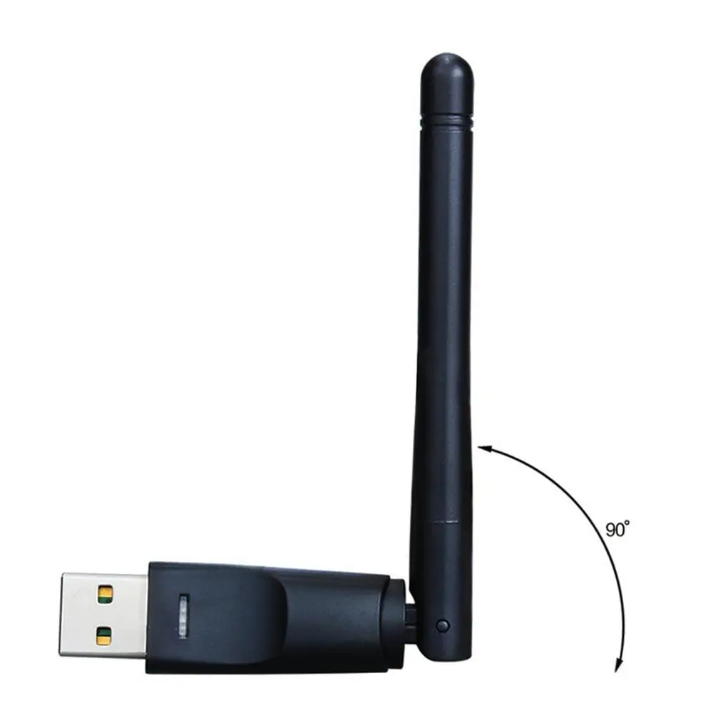 Vmade Ralink RT5370 802.11b/g/n USB WiFi LAN адаптер Wi-Fi ключ с 2dbi внешняя антенна для S F5S S V6 S V7 S V8 - Цвет: Черный