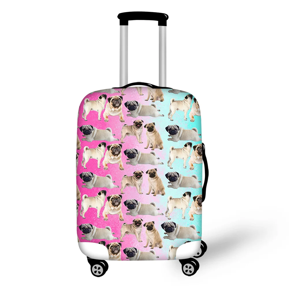 

ELVISWORDS Bulldogs Elastic Suitcase Luggages Bags Protective Case Cover for 18-30 Trolley Case Protector Bags Traveling