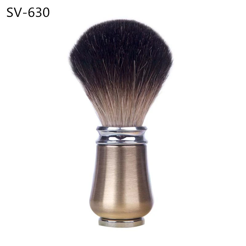 

SV-630 A Grade Bader Hair Bronze Metal Handle Beard Shaving Brush Salon Men's Shave Razor Barber Tool Face Cleaning Appliance