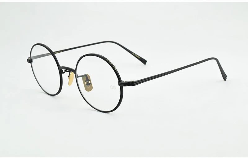 Круглый очки рамки для женщин мужчин винтаж Титан глаз бренд женские оптические очки Ретро близорукость компьютер