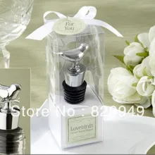 Сувенир на свадьбу "Love birds" Хромированная Бутылка пробка, которая хорошо продается прямо сейчас