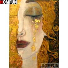 HOMFUN-pintura de diamante 5D DIY