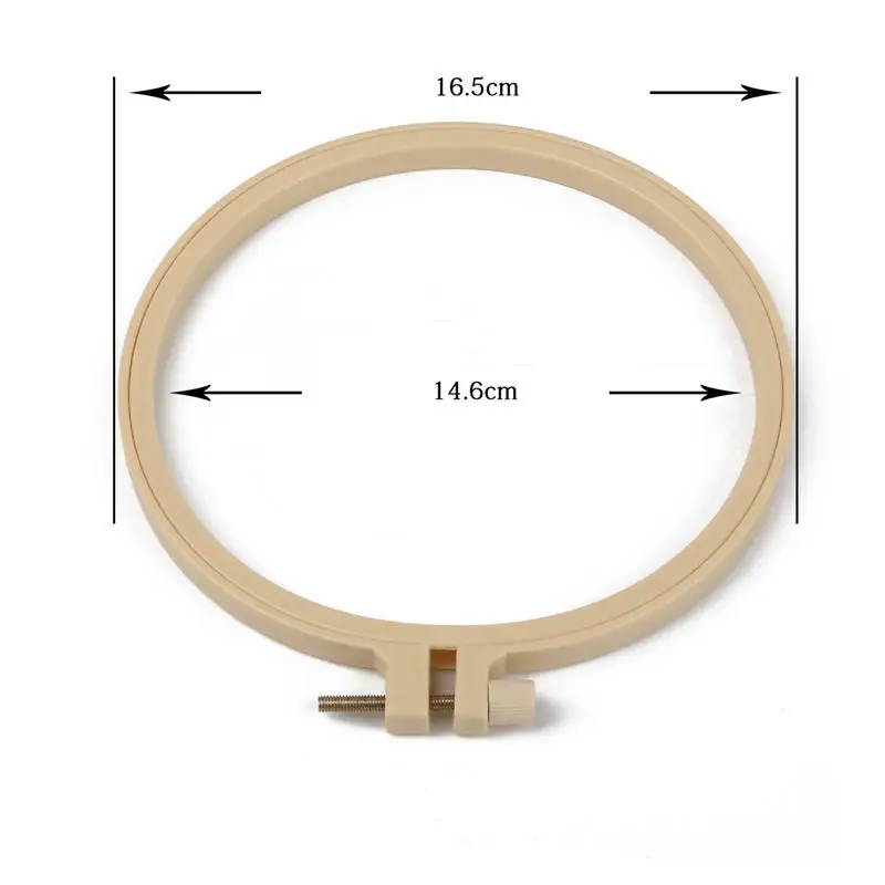 1 шт./лот, 9-27,5 см, пластиковая рамка, кольцо для вышивки, сделай сам, устройство для вышивки крестом, круглая петля, ручные бытовые швейные инструменты - Цвет: 16.5cm