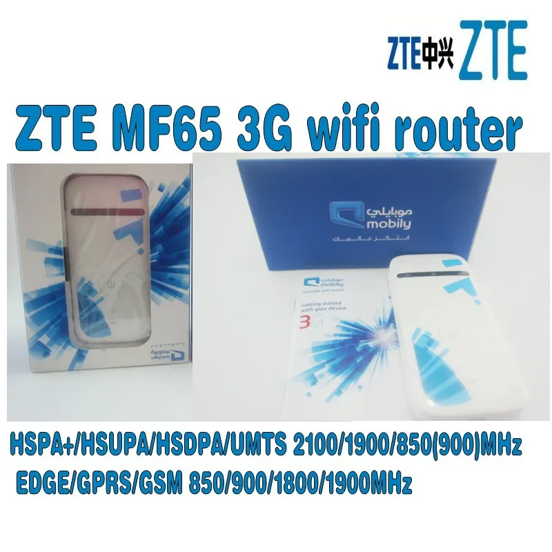 Набор из 50 шт. разблокированный совершенно новый ZTE MF65 Mini 3G 21 Мбит/с беспроводной Wi