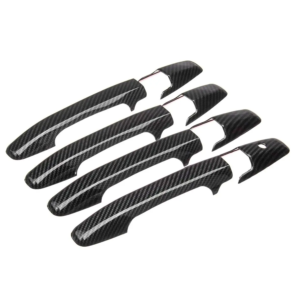 Carbon Fiber Exterior Door Handle For Honda for Civic 2006-2011 Outside Door Handle Cover Grab Trim Car Styling Accessories