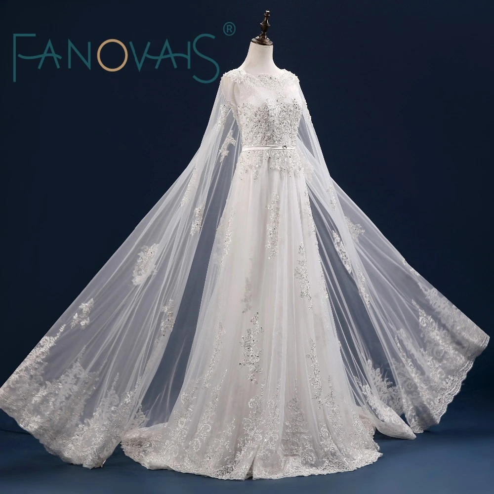 Real Photo Luxus Perlen V Ausschnitt Milano Brautkleider Mit Cape Kleider Eine Linie Brautkleider Vestido De Noiva Renda Plus Grosse Wedding Dress With Cape Plus Wedding Dresswedding Dress Aliexpress