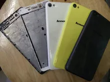 Original LCD Holder Front Frame Battery Back Cover For Lenovo S60 S60-T/W/A Housing Case With Camera Lens + Power Volume Buttons