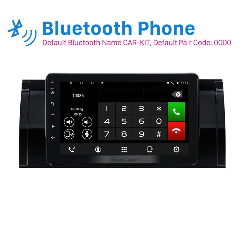 Seicane 8 ядерный Android 1 дюймов Автомобильный GPS радио плеер для BMW X5 E53 2000 2001 2007