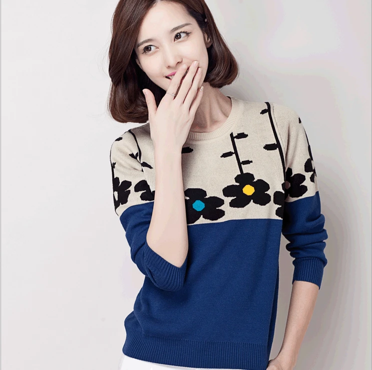 Новинка 2016 кашемировый свитер женский осенний и зимний Женский пуловер большого