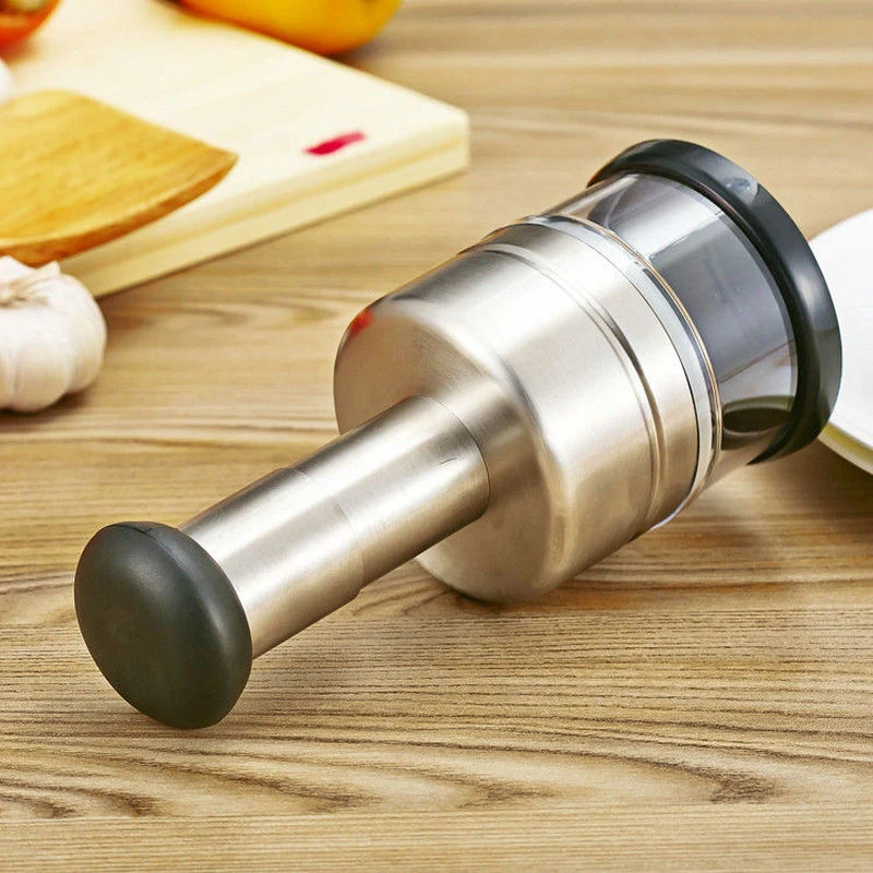 Multipurpose Stainless Steel Garlic Onion Presses Kitchen Cooking Tools Tomato Vegetable Slicer Gadgets Cutter Slap Chop