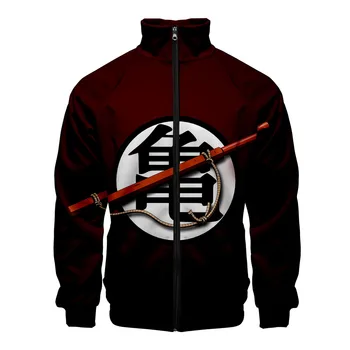 

2019 Dragon ball Zipper Sweatshirt Casual Hoodies New Fashion Cool Highstreet Autumn And Winter Clothes Sweatshirt