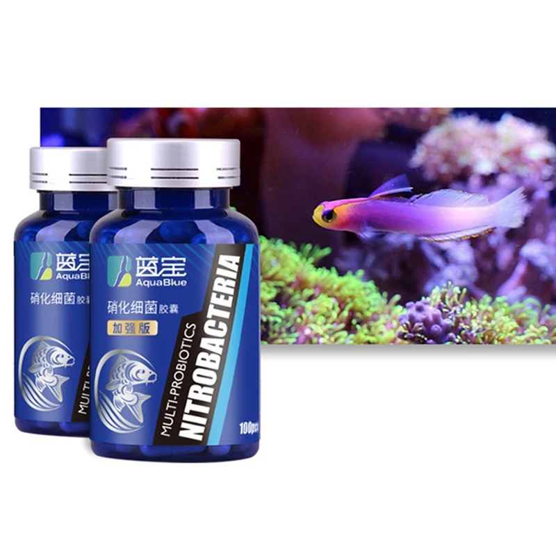 Aquarium Nitrifying Bacteria Capsule for Water Purifier System Fish Tank Water Filter Nitrifying Freshwater Aquarium Accessories