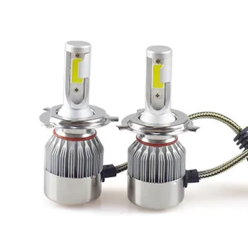 

2pcs C6 Car LED Headlights Super Bright Far And Near Light Headlights H7/H1/H4/H3/H8/H9/H11 LED Car Headlights Front Lamp