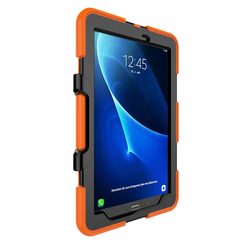 Армированный чехол с подставкой принципиально для Samsung Galaxy Tab A A6 10,1 P580 P585 чехол Крышка для планшета ударопрочный тяжелый стенд повесить в