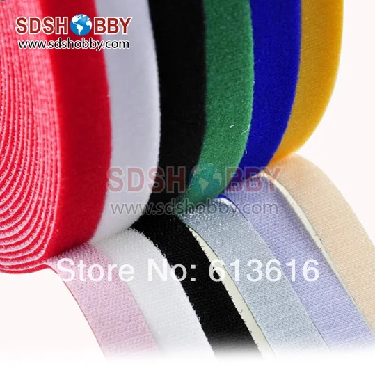20mm 1M Double side Lipo Battery Strap Cable Tie Magic Sticker