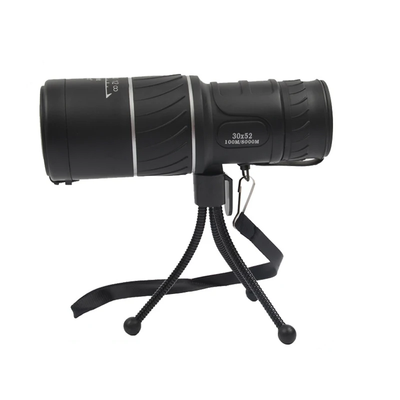 

KINGOPT 30x52 HD Optical Monocular Telescope Portable Waterproof Monoculars Connecting Cell Phones Outdoor Travel Camping Tools