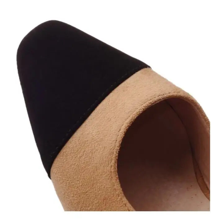 Printemps Dames Pu Talon Femme Pu Femmes Sandales wine beige Parti Red Taille Sur Noir Hight Suede 10 Pompes Carré Marque black Couleurs Suede 43 Chaussures Glissement Grande ~ Beige gqxgz0wOP