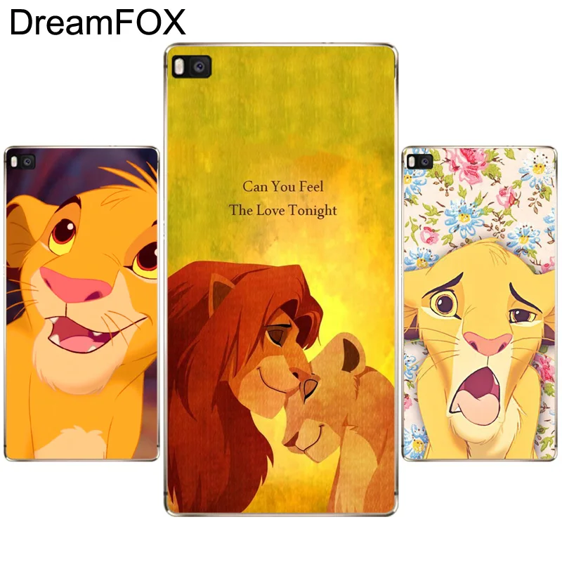 

N389 Simba Cool Soft TPU Silicone Cover For Huawei P8 P9 P10 P20 P30 Lite Pro P Smart Plus 2017 2019 Case