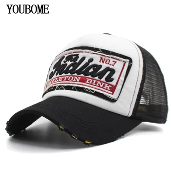 

YOUBOME Baseball Cap Men Brand Snapback Caps Women Hats For Men Hip Hop Mesh Summer Casquette Bone 5 Panel MaLe Dad Cap Hat