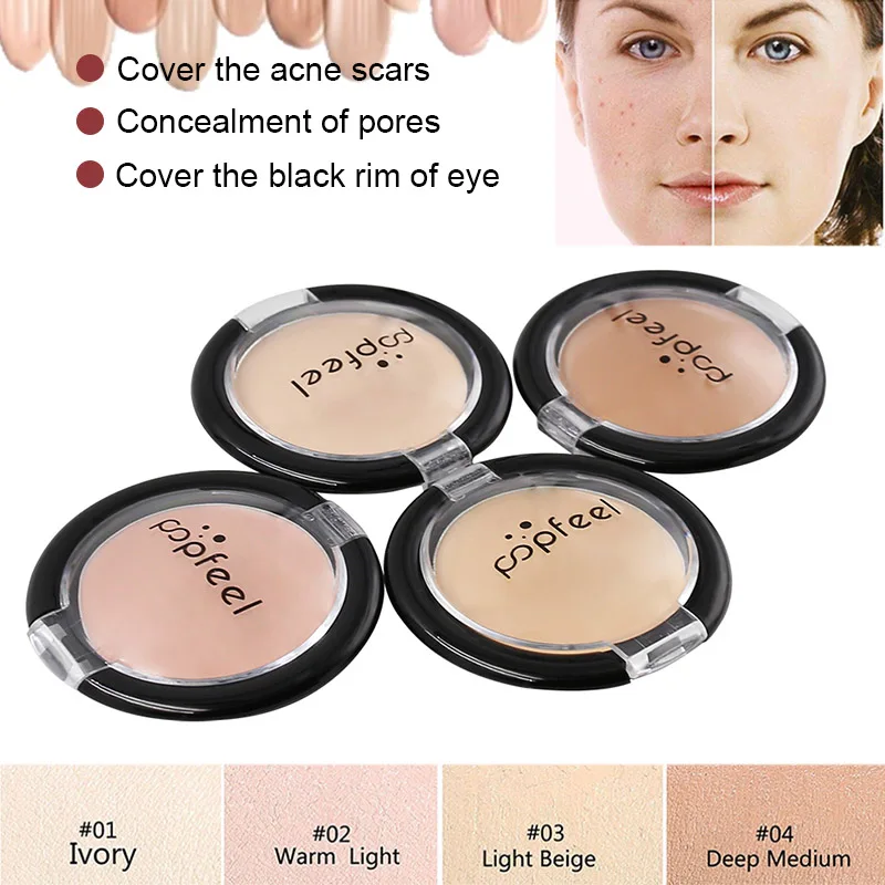 

POPFEEL Makeup Concealer Cream Long Lasting Oil Control Face Eye Lip Foundation Cover MV99