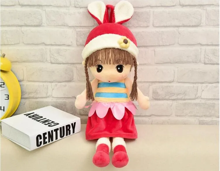 45 см, 1 шт., милая мультяшная кукла для маленькой девочки, плюшевая игрушка для детей, подарок на день рождения для девочек, куклы