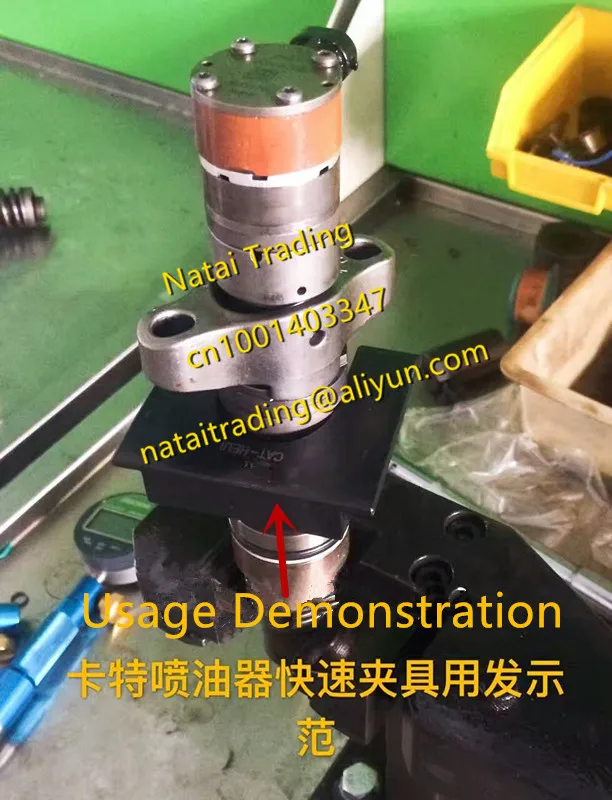 Инжектор common rail для CAT HEUI C7 C9 быстрый зажим устройство фиксации топливного