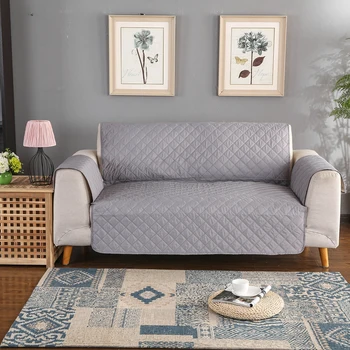 

Sofa Cover Solid Color Coat Washable Armrest Couch Covers Slipcovers Home Textile Products Single/two/three Seater Funda Sofa