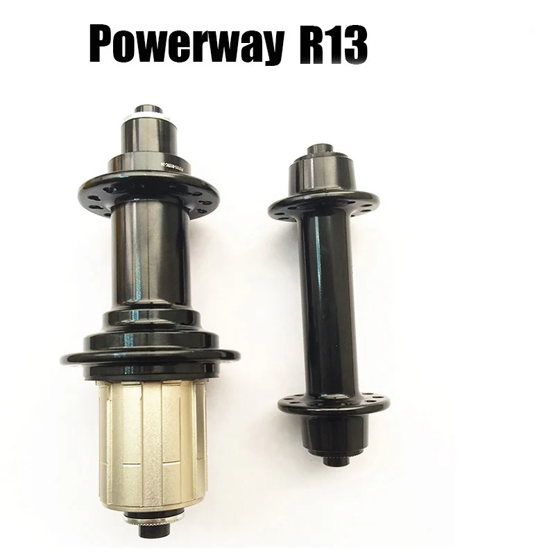 Ultralight POWERWAY R13 Carbon Bike Racer Road Bicycle Aluminum Disc Hub for SHIMAN0 or Campy