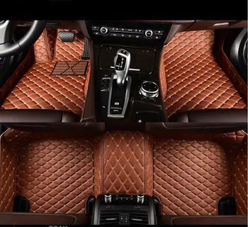

Auto Floor Mats For Land Rover Range Rover Sport 2006-2013 Foot Carpets Car Step Mat High Quality Embroidery Leather Mats