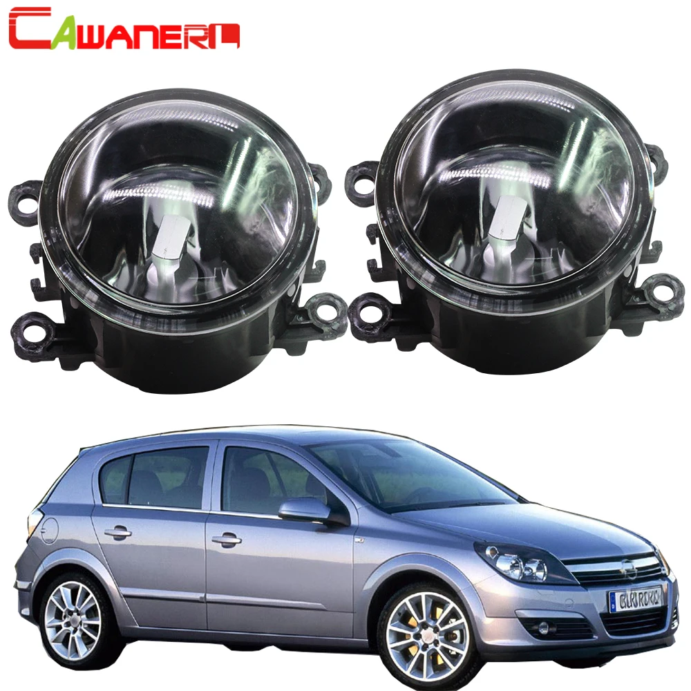 

Cawanerl For 1998-2010 Opel Astra G H Car Accessories Fog Light Assembly Lampshade + H11 LED / Halogen Lamp DRL 12V