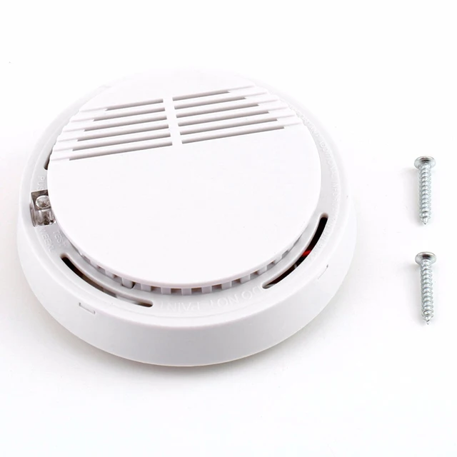 Smoke Detector Fire Alarm Monitor Home Security System for Family Guard Office Building Restaurant Hazardous Gas Detector