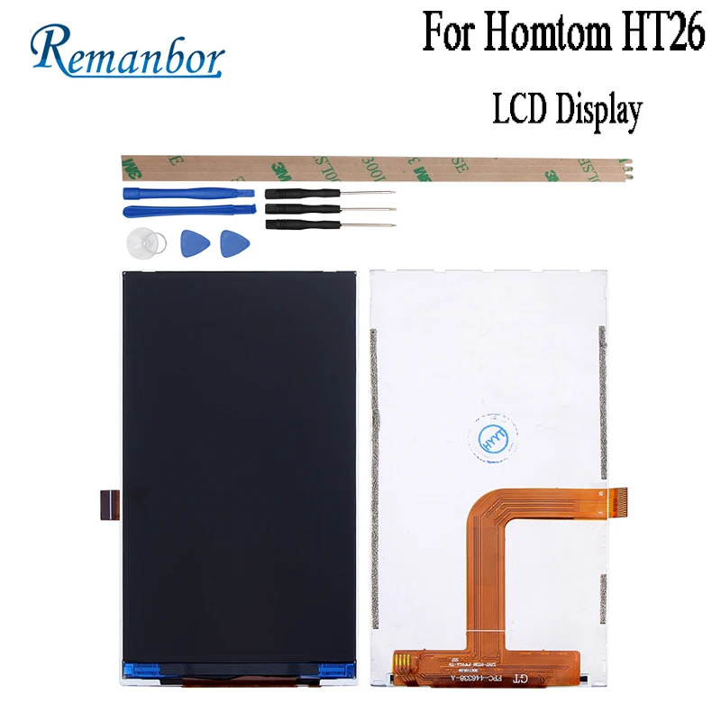 

Remanbor For Homtom HT26 LCD Display Screen Digital Repair Parts Replacement for Homtom HT26 Mobile Accessories With Tools+Tapes