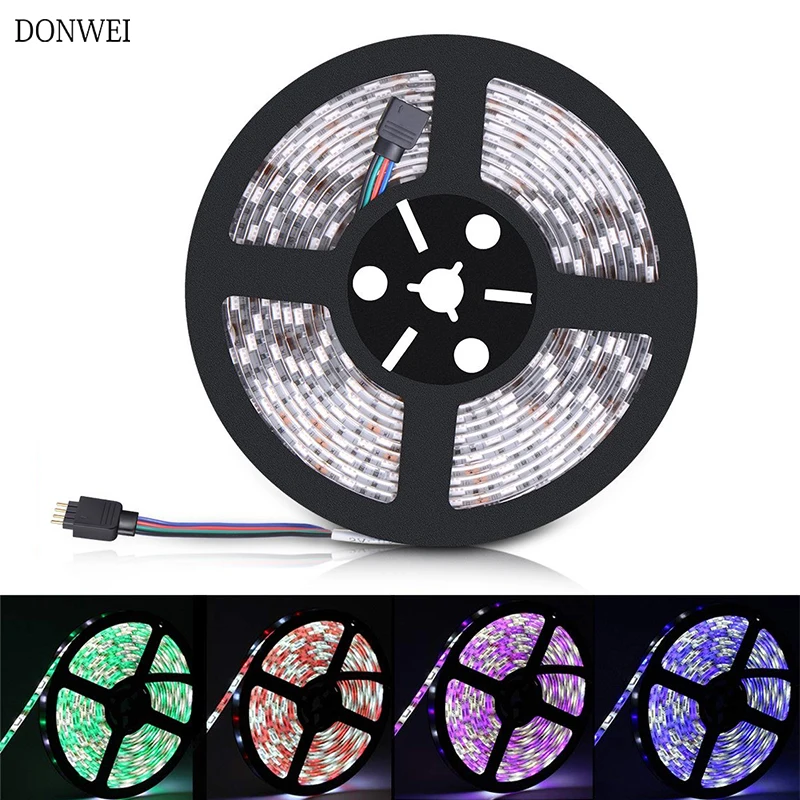 Aliexpress Led Ruban DONWEI Waterproof 5M 5050 LED Strip 300LED DC 12V RGBW RGBWW Fita LED