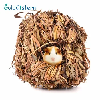

Small Pet Animal Grass Net Grass Hand-weaved Pet Toy for Chinchilla Hamster Guinea Pigs Funny Toys Small Animal Playground