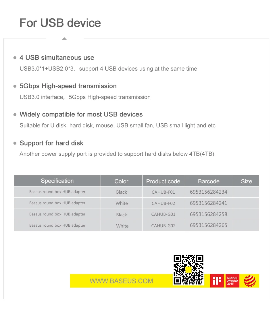 Baseus usb-хаб USB C для нескольких портов USB3.0 USB 3,0 type C концентратор разветвитель для Macbook Pro Air PC компьютер USB-C type-C HAB адаптер