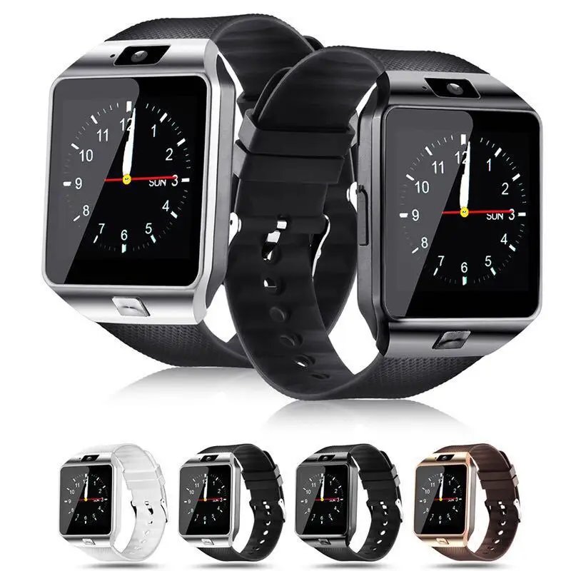 Smart Watch DZ09 Smart Clock Support TF SIM Camera Men Women Sport Bluetooth Wristwatch for Samsung - 33013406471