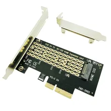 PCI Express PCI-E 3,0X4 для M.2 NVMe M ключ Интерфейс конвертер адаптера M2 NVMe PCIE SSD переходная карта для 2230 2242 2260 2280