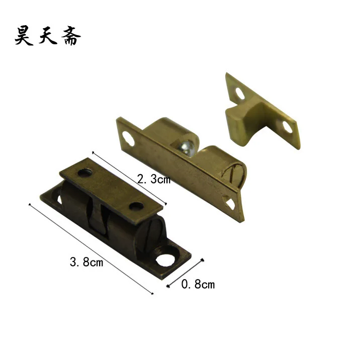 [Haotian vegetarian] antique copper beads touch / antique furniture copper fittings 3.8cm touch Card / HTL-041