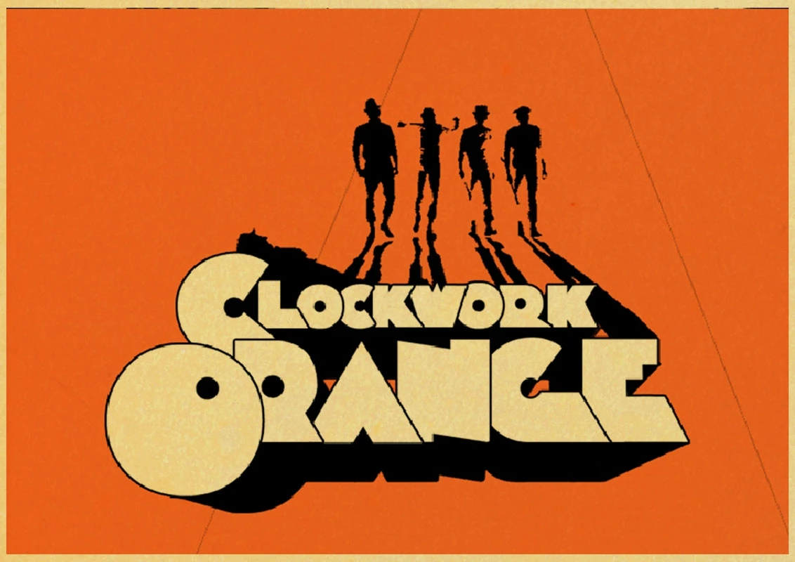 A Clockwork Orange vintage posters Prints Wall Painting high Quality Decor Poster Wall Painting Home Decoration