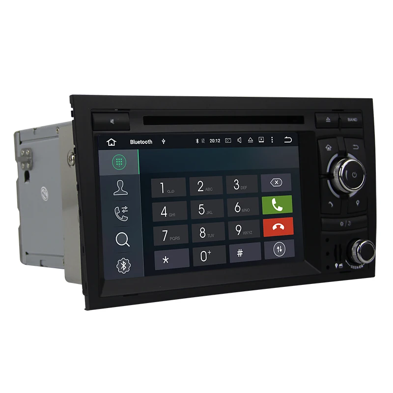 Excellent Android 9.0 2G RAM Car DVD GPS Navigator for Audi A4 GPS (2002-2008) Audi S4/RS4/8E/8F/B9/B7 car radio With GPS Bluetooth wifi 2