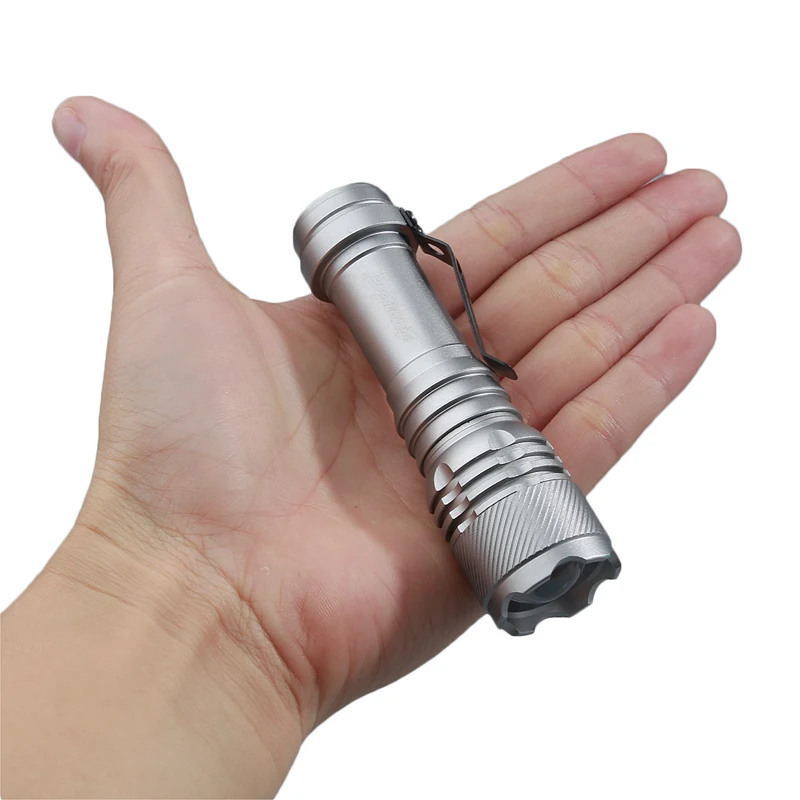 

5000LM Zoomable Tactical Aluminum Alloy Waterproof 3 Modes Torch Mini Penlight