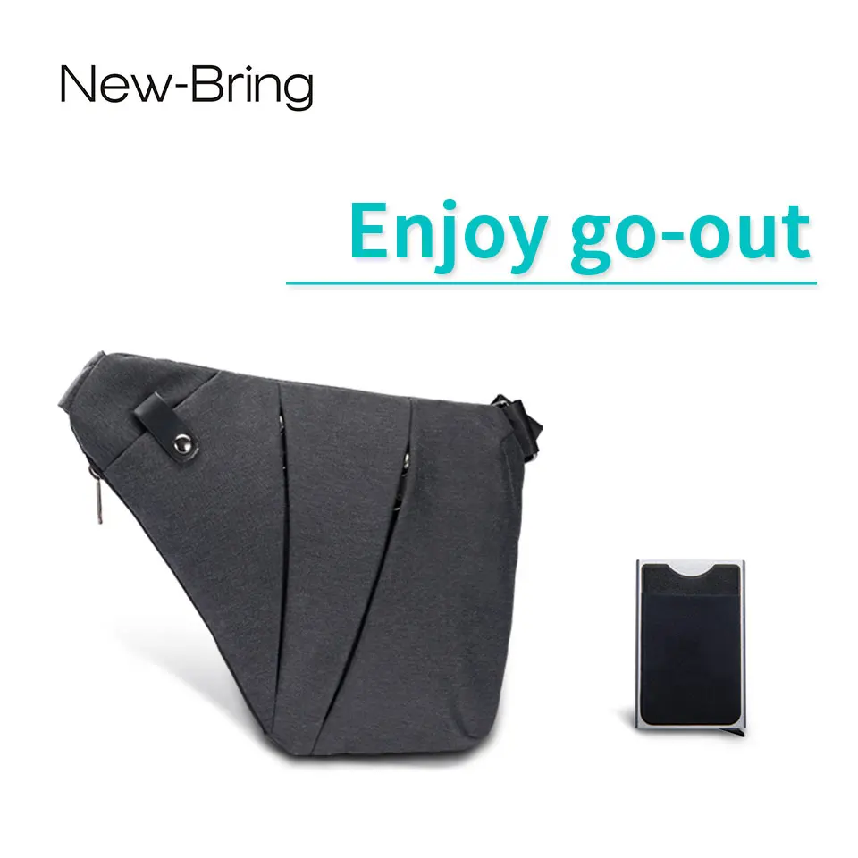 

NewBring Summer Chest Bag Set: Soft Light Chest Bag + Auto Pop-up Card Holder