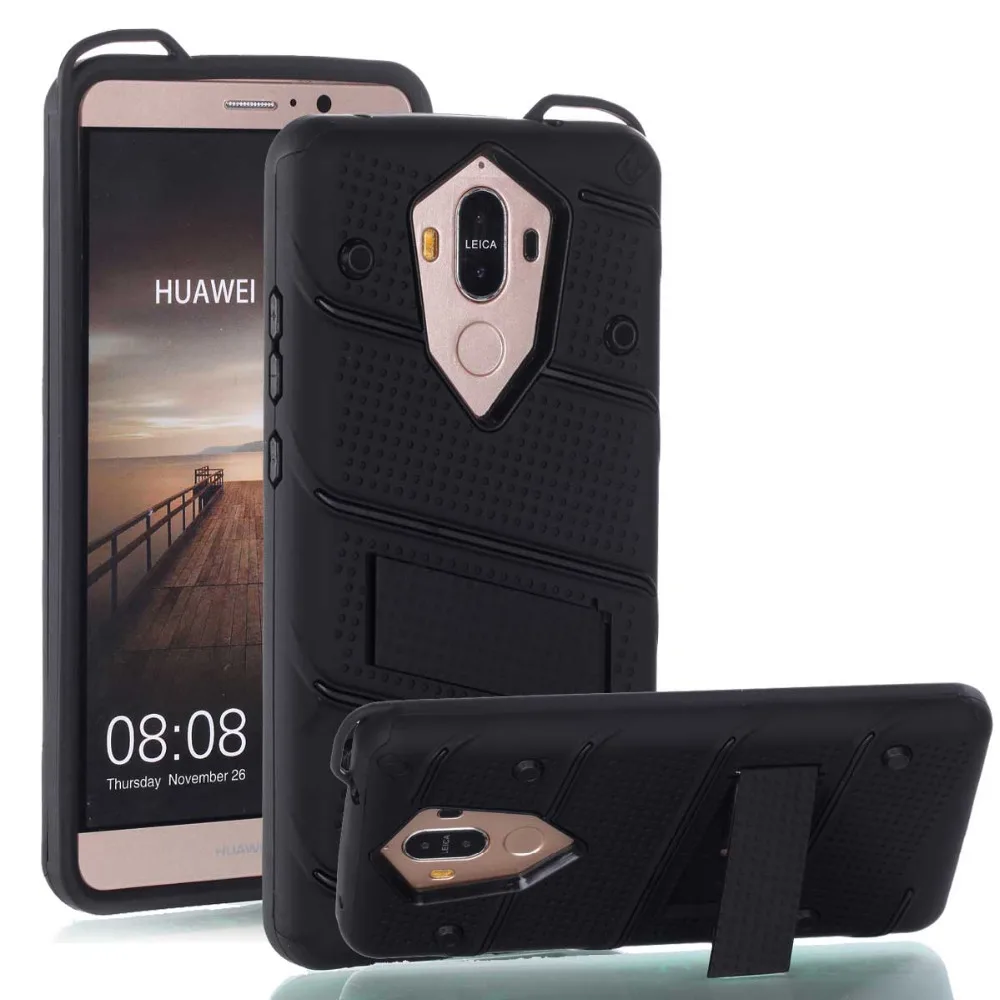 Huawei Mate 9 case Dual Layer Armor Hard Soft cover case for Huawei