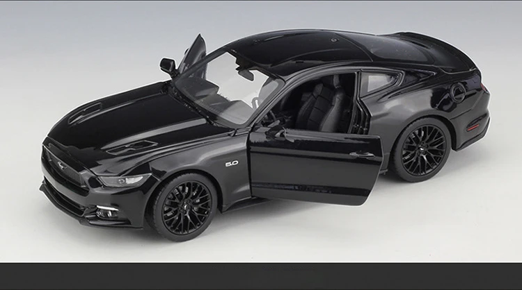 WELLY 1:24 масштабная модель полученная литьем под давлением имитационная модель игрушечный автомобиль металлический Ford Mustang GT классический